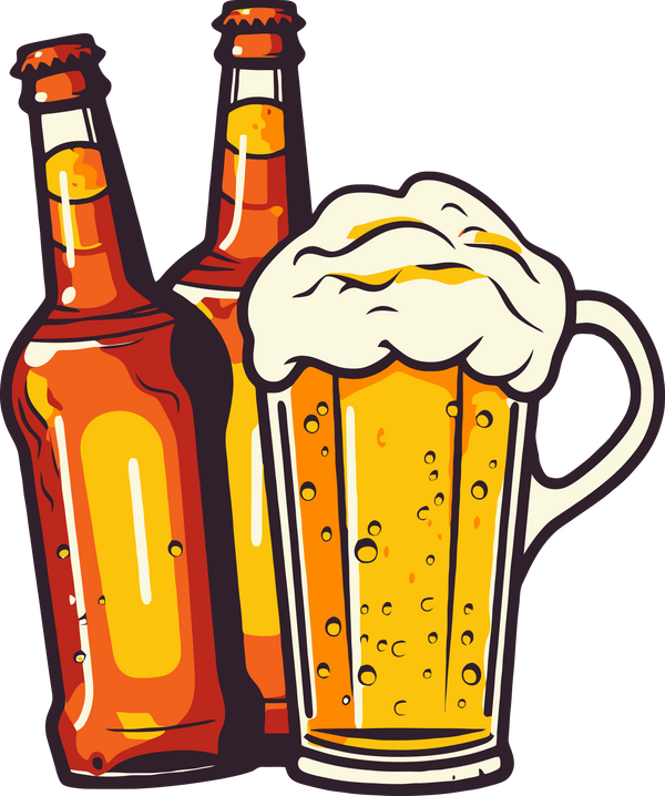 beer bottle illustration